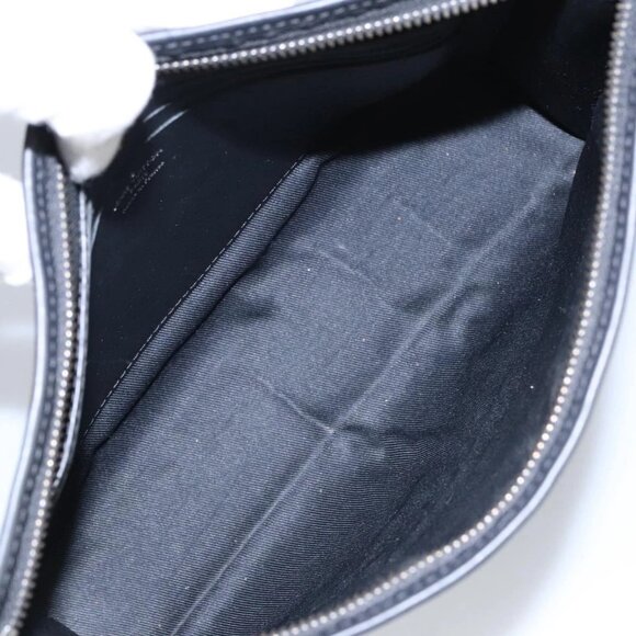 LOUIS VUITTON Monogram Eclipse Pochette Voyage MM Clutch Bag M61692 Auth 101256 - Picture 13 of 16